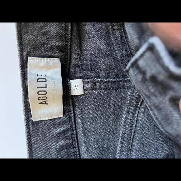 Women's AGOLDE Wilder Ripped Straight Leg Jean size 25 - Picture 3 of 6